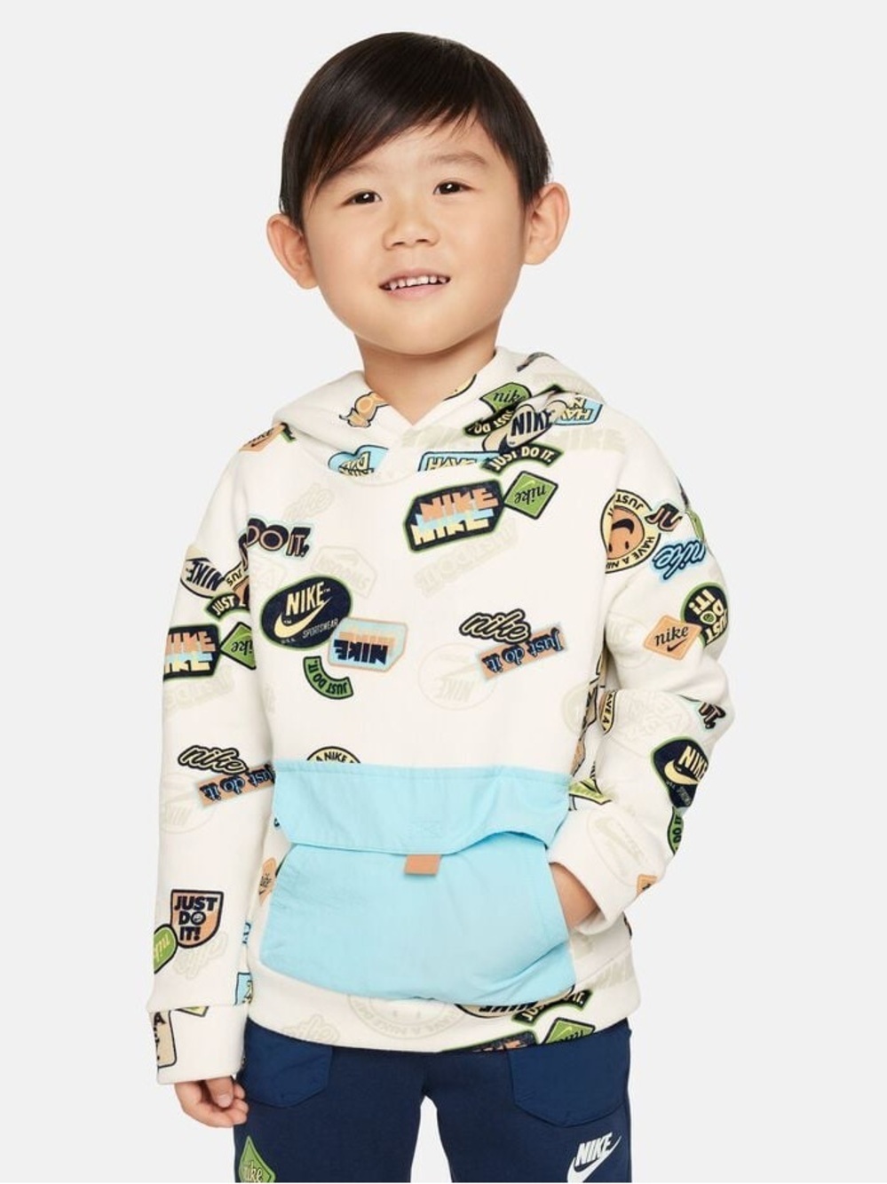 Nike Sportswear 
Toddler 3T Printed pullover Hoodie SWOOSH JUST DO IT